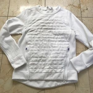 White Lululemon crewneck